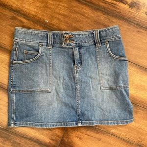 Y2K Duck Head Denim Skirt